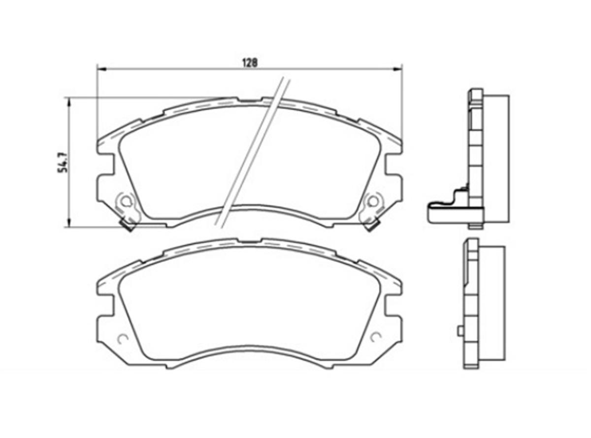 YEDEK PARÇABALATA FREN ON-SUBARU LEGACY 89>98 