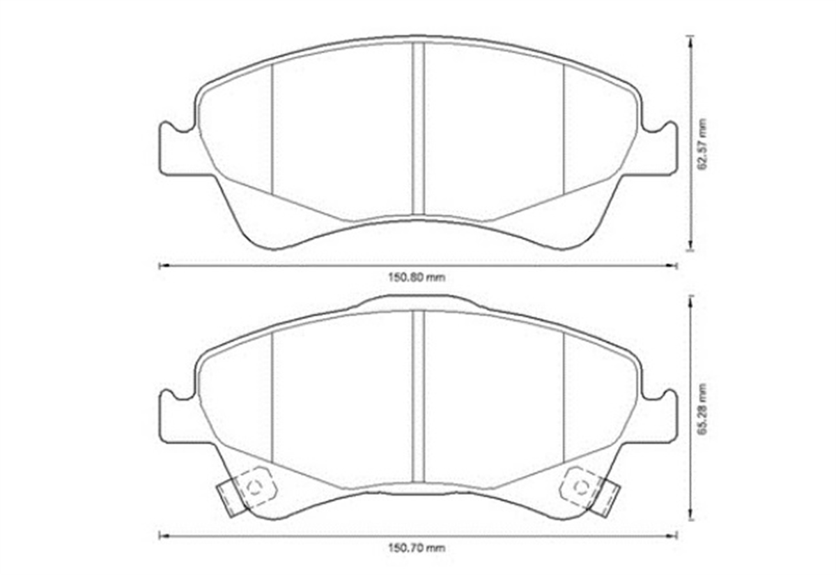 YEDEK PARÇABALATA FREN ON-TOYOTA AVENSIS 09>13/VERSO 10>13   044650F010 -MGA-55268MGAMGA-55268