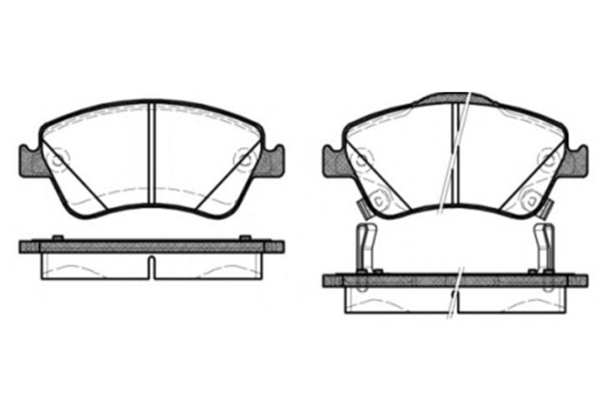 YEDEK PARÇABALATA FREN ON-TOYOTA COROLLA 07>12/AURIS 07>12 / COROLLA 13> 