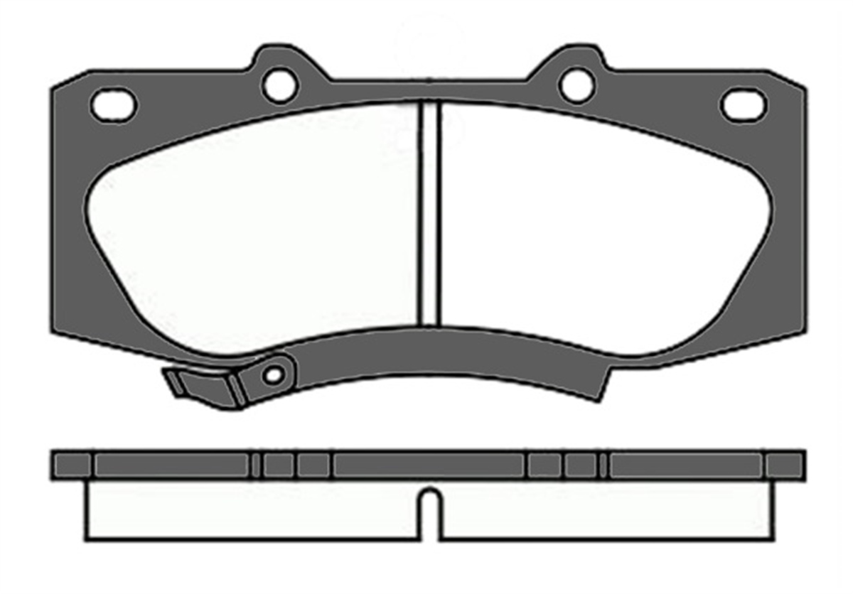 YEDEK PARÇABALATA FREN ON TOYOTA HILUX PICK-UP 2.5 D-4D 2007> / HILUX VIGO 12> 4×4  / HILUX REVO 15> 4×4  044650K260 -MGA-55593MGAMGA-55593