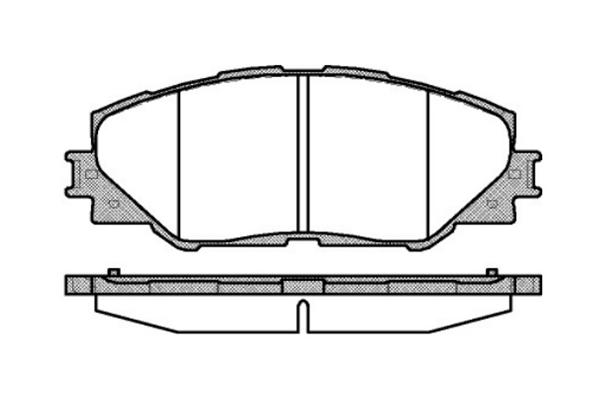 YEDEK PARÇABALATA FREN ON-TOYOTA RAV4 06>11 / RAV4 12>18 / AURIS 