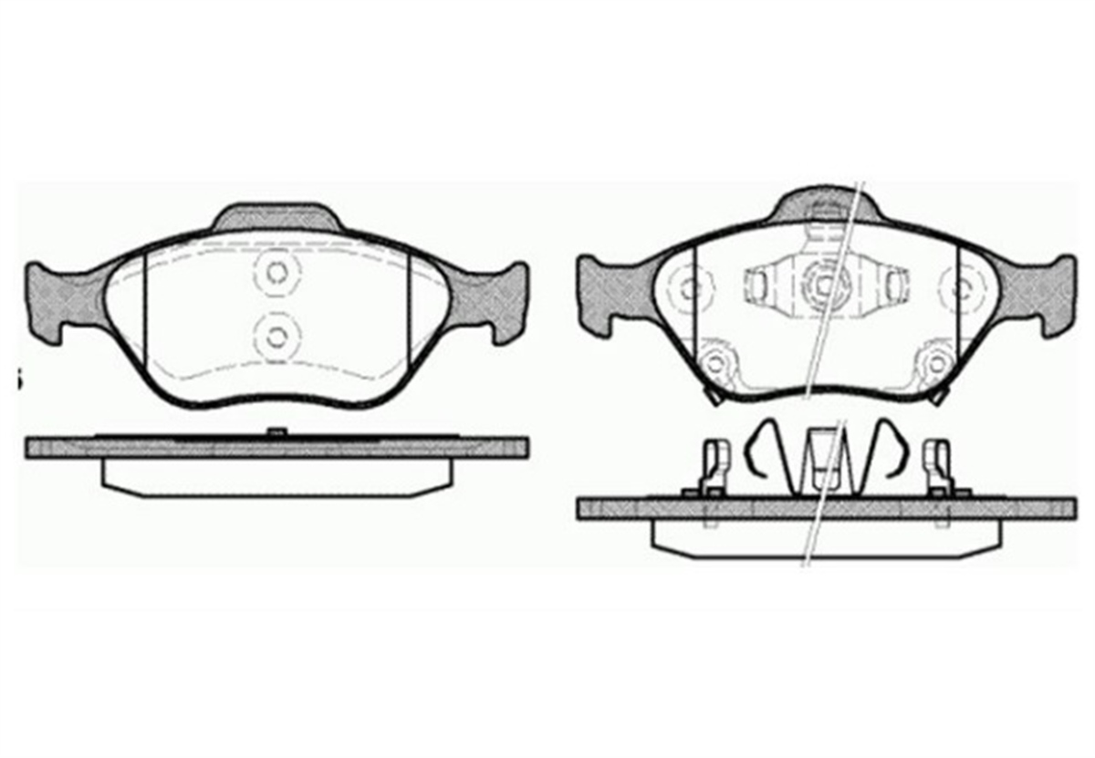YEDEK PARÇABALATA FREN ON-TOYOTA YARIS 06>11 