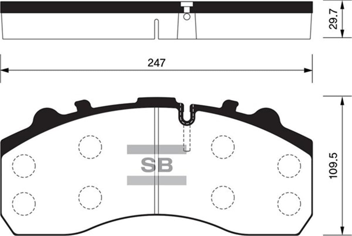 YEDEK PARÇABALATA ÖN-ARKA DİSK DAF-IVECO-MERCEDES AXOR-ACTROS-MAN-NEOPLAN BUS-SCANIA GDB5067 SANGSIN SP1393SANGSINSANGSIN SP1393