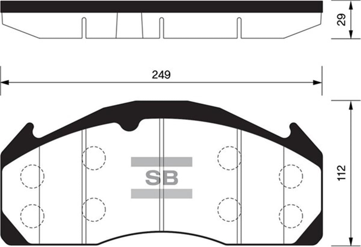 YEDEK PARÇABALATA ÖN-ARKA DİSK VOLVO FL-FM-FH 99-06 GDB5085 SANGSIN SP1394SANGSINSANGSIN SP1394