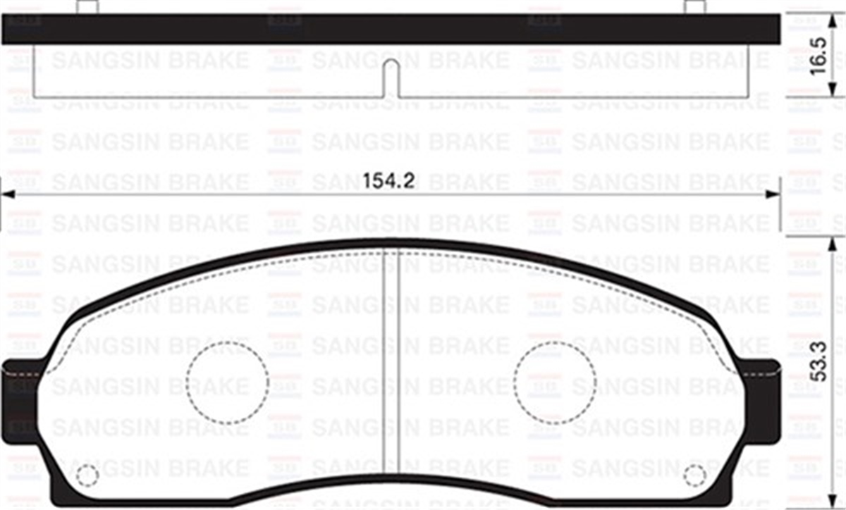 YEDEK PARÇABALATA ÖN DİSK FORD EXPLORER-RANGER 4.0 V6 02 GDB4131 SANGSIN SP1369SANGSINSANGSIN SP1369
