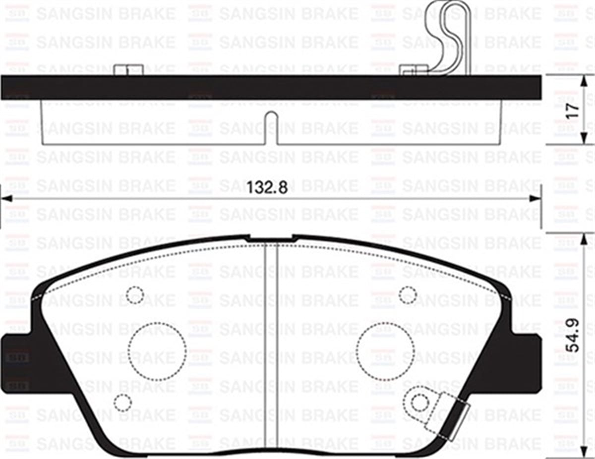 YEDEK PARÇABALATA ÖN DİSK KIA K5-OPTIMA 10 SANGSIN SP1397SANGSINSANGSIN SP1397