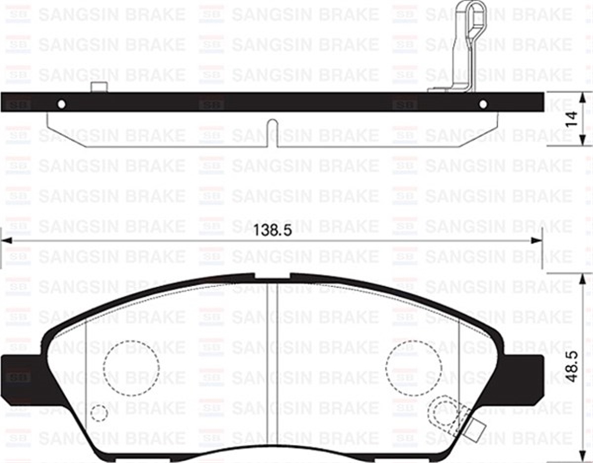 YEDEK PARÇABALATA ÖN DİSK NISSAN CUBE-TIIDA 07 SANGSIN SP2084SANGSINSANGSIN SP2084