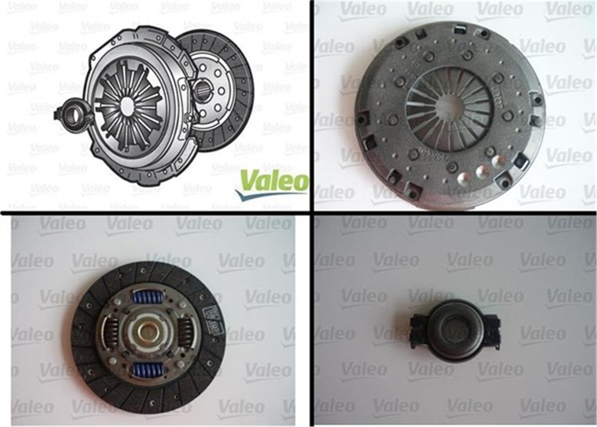YEDEK PARÇABİLYALI DEBRIYAJ SETİ BASKI DİSK RULMAN 826551 KIT 4P İÇİN SERVİS KİTİ AROSA 1.7SDİ 02-98 VALEO 821124VALEOVALEO 821124