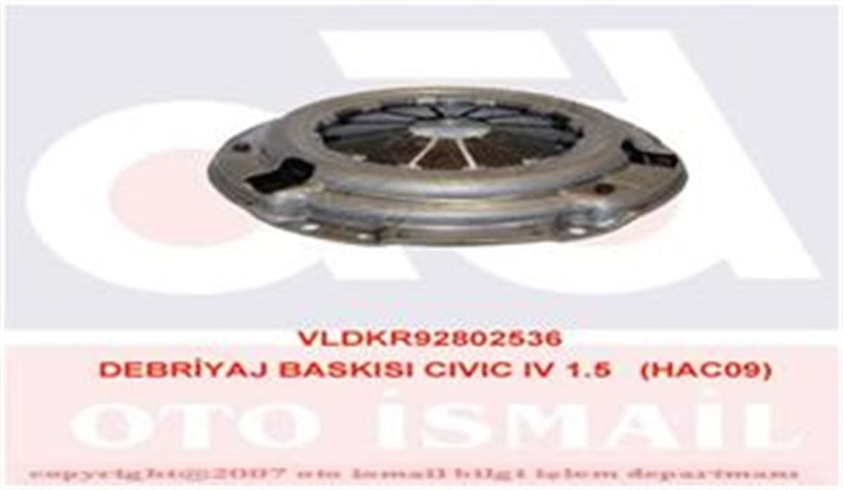 YEDEK PARÇADEBRIYAJ BASKISI CIVIC IV 1.5 HAC09 VALEO 802536VALEOVALEO 802536