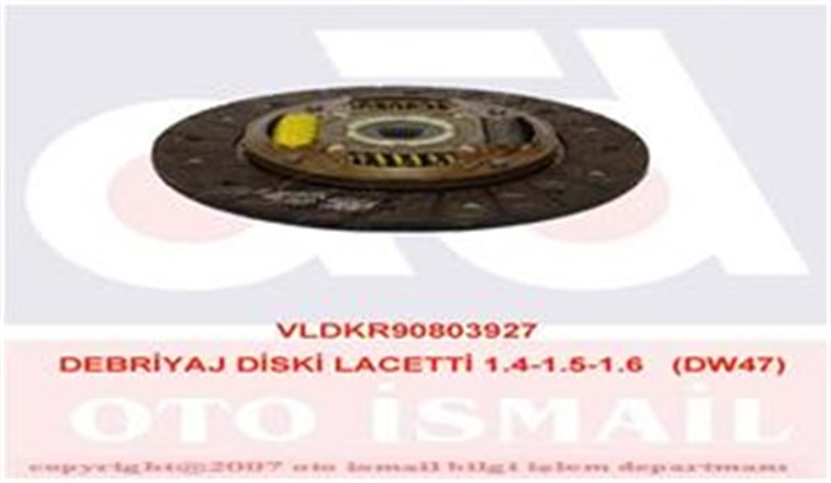 YEDEK PARÇADEBRIYAJ DİSKİ LACETTİ-CRUZE 1.4-1.5-1.6 DW47 VALEO 803927VALEOVALEO 803927