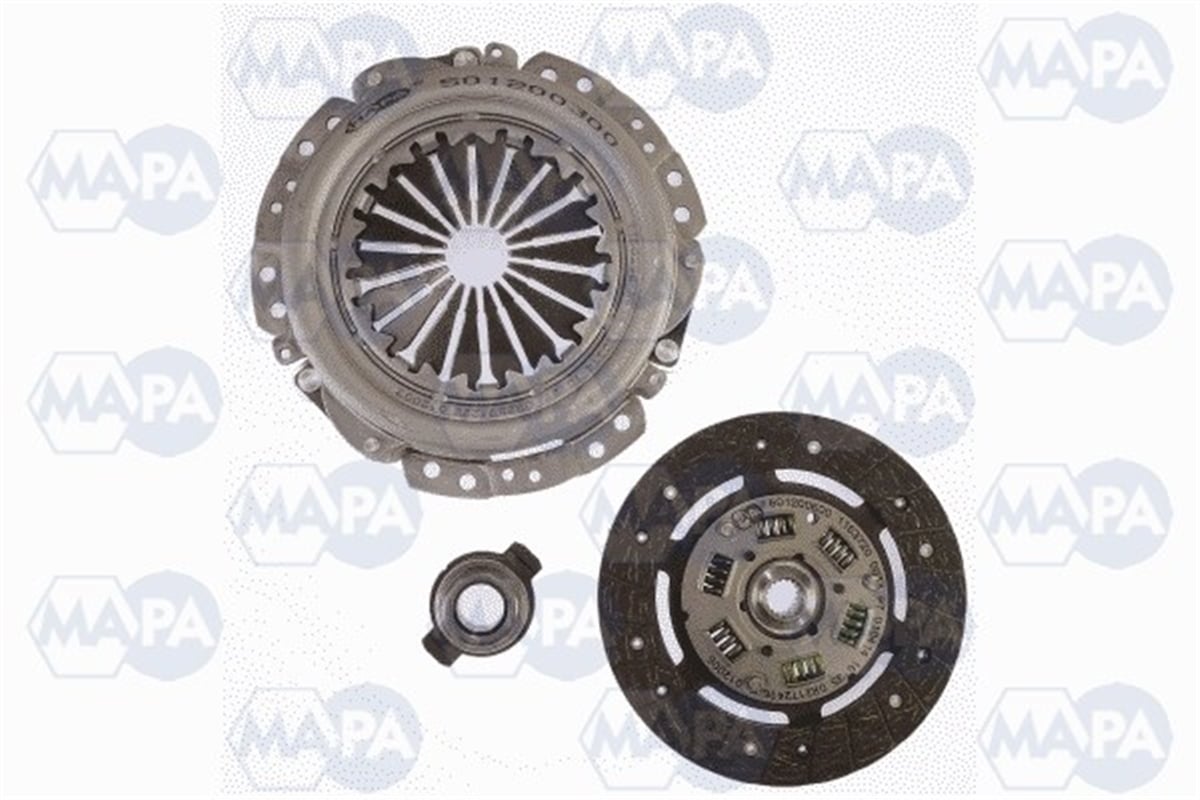 YEDEK PARÇADEBRIYAJ SETİ 205-306-309-405-406-BERLINGO-BX-XANTIA-ZX-1.6-1.8-1.9GTI XU7JB-MEK-BE3-5 MAPA 001200900MAPAMAPA 001200900