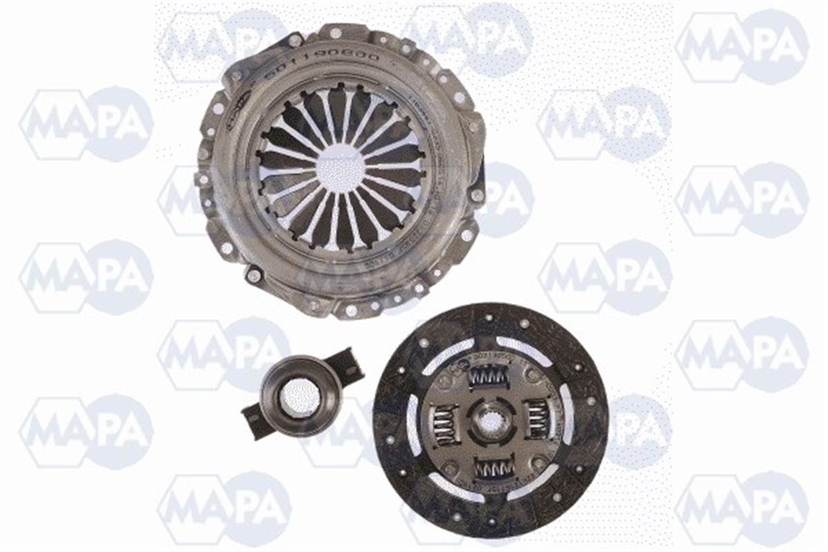 YEDEK PARÇADEBRIYAJ SETİ BASKI DİSK FIESTA V-FUSION-MAZDA 2 1.25 16V-1.3-1.4 01 1.25ZETEC-S-MEK-B5-IB5 MAPA 002190200MAPAMAPA 002190200