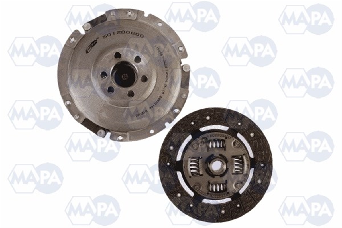YEDEK PARÇADEBRIYAJ SETİ BASKI DİSK VW GOLF I-JETTA 1.6 GTI-1.6 TD 76-83 GOLF II 1.6D 83-91 16HC37 MAPA 013200609MAPAMAPA 013200609