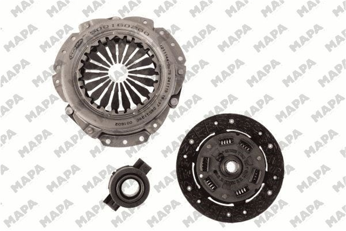 YEDEK PARÇADEBRIYAJ SETİ FIAT PANDA 141A 650 82-04 141A000 MAPA 001160200MAPAMAPA 001160200