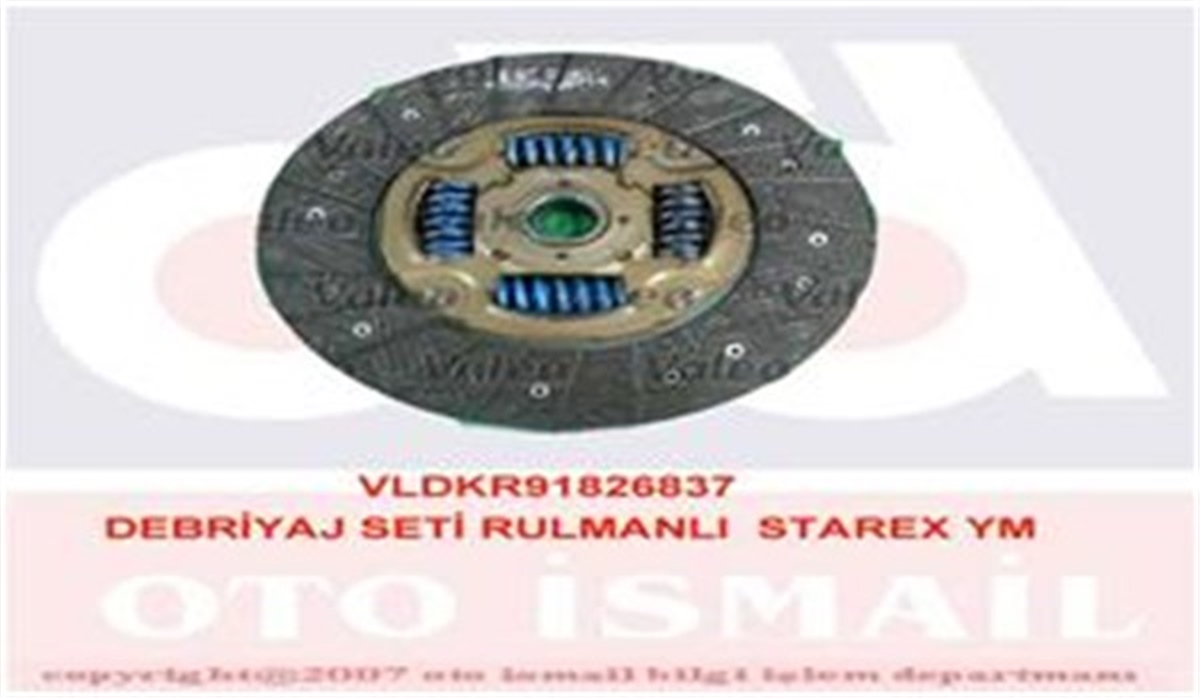 YEDEK PARÇADEBRIYAJ SETİ RULMANLI STAREX YM -H1 2.5 TD YM HD107 VALEO 826837VALEOVALEO 826837