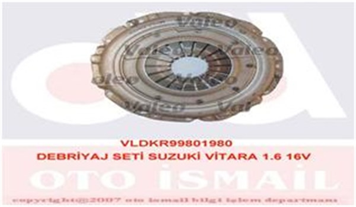 YEDEK PARÇADEBRIYAJ SETİ SUZUKI VITARA 1.6 16V SZ101KIT VALEO 801980VALEOVALEO 801980