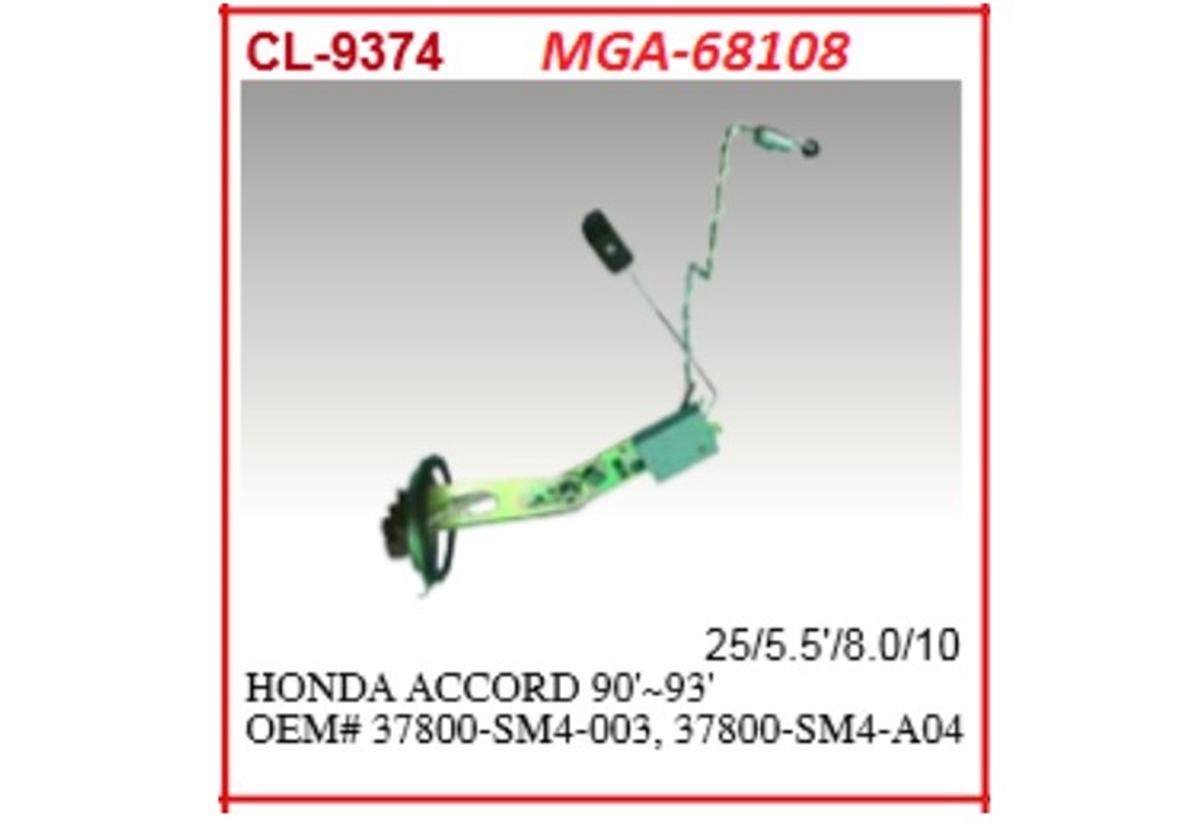 YEDEK PARÇADEPO ŞAMANDIRASI-HONDA ACCORD 90>94  37800SM4A04 -MGA-68108MGAMGA-68108