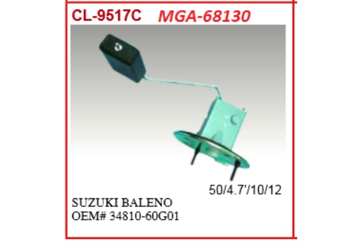 YEDEK PARÇADEPO ŞAMANDIRASI-SUZUKI BALENO 96>00   3481060G01000 -MGA-68130MGAMGA-68130