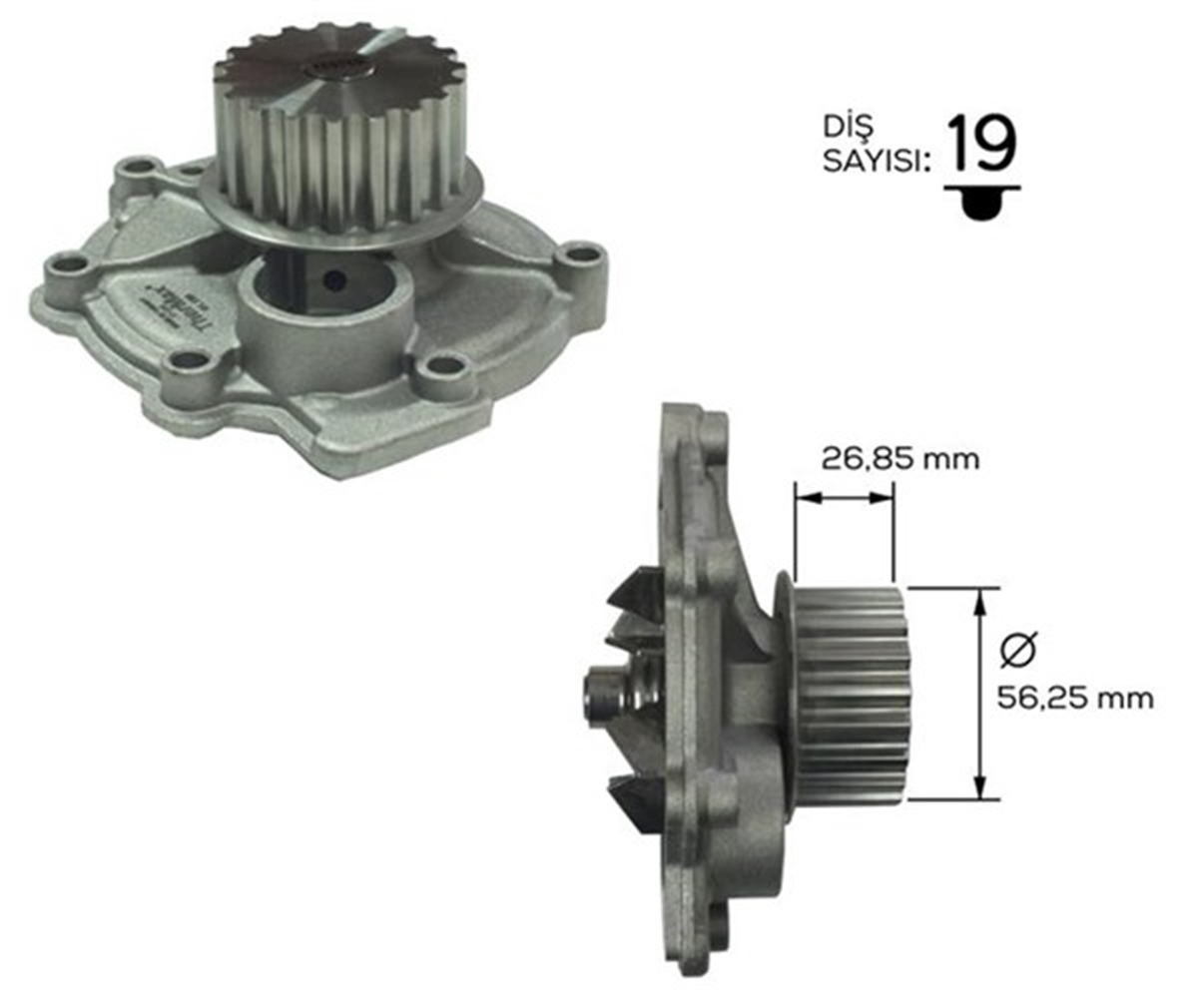 YEDEK PARÇADEVİRDAİM LGN 140 KASA 2.0 16V B56M N7Q-S40 95-04 S60 01 S80 98-06 V40-V50-C30-C70-XC70 PA1019 T THERMAX T01.190THERMAXTHERMAX T01.190