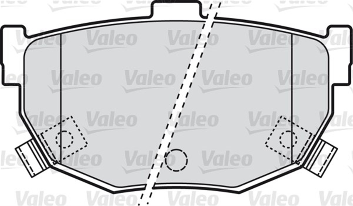 YEDEK PARÇADİSK FREN BALATASI ARKA HYUNDAI COUPE 1.6İ 16V FX. 2.0İ 16V FX ABS 96 - 97 . 1.6İ 16V FX. 2.0İ VALEO 598817VALEOVALEO 598817