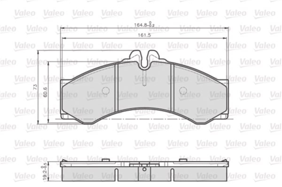 YEDEK PARÇADİSK FREN BALATASI LCV ÖN VW LT II 96 2003 VALEO 872153VALEOVALEO 872153