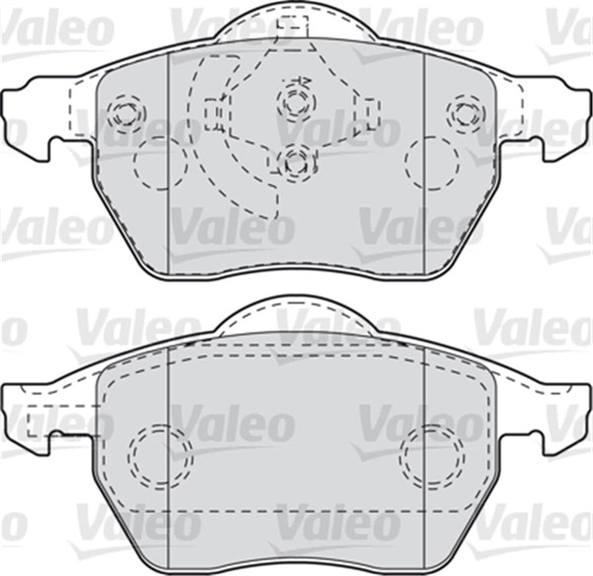 YEDEK PARÇADİSK FREN BALATASI ÖN AUDI 100-QUATTRO 90-94 . A6-QUATTRO 94-98 VALEO 598049VALEOVALEO 598049