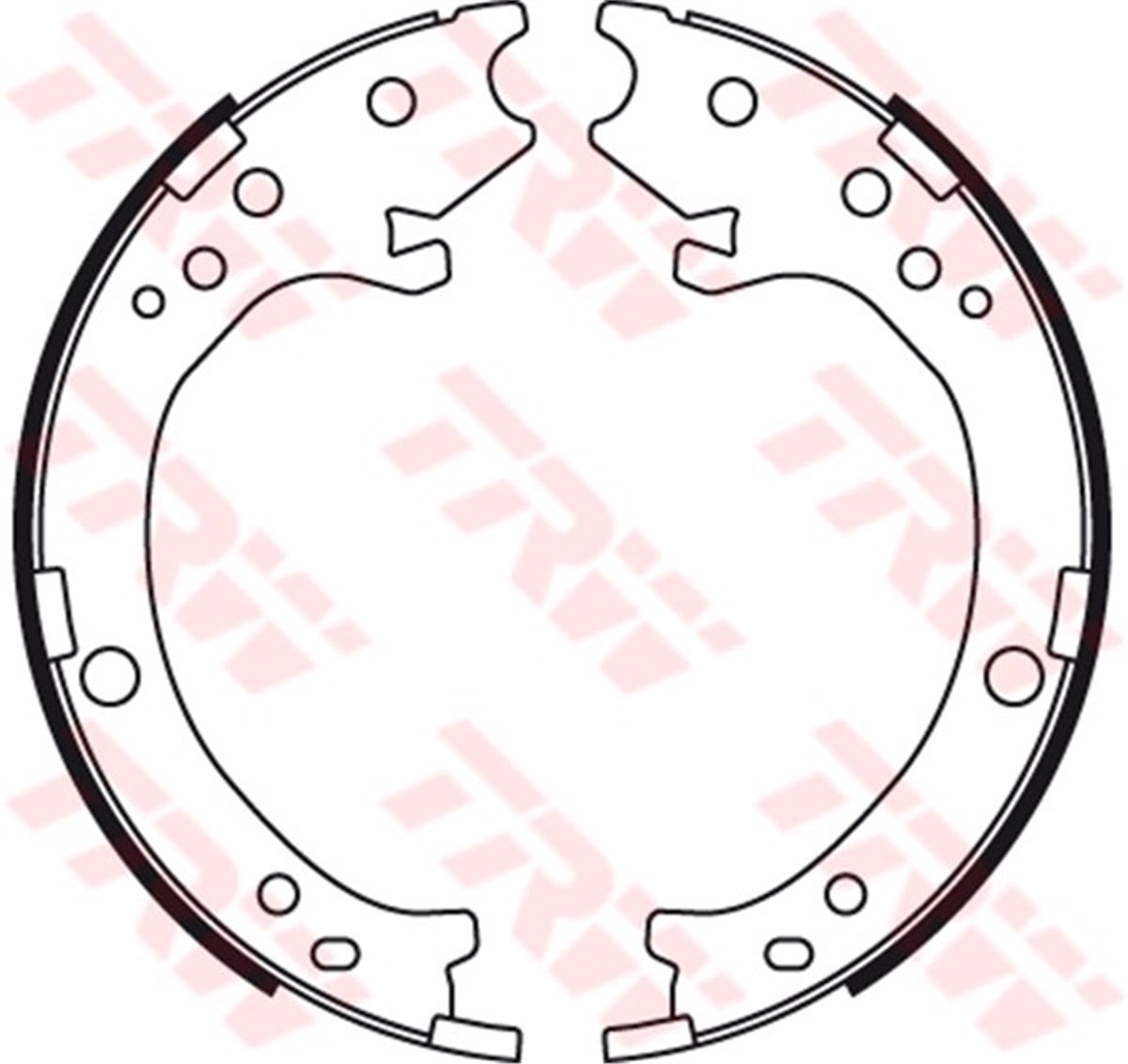 YEDEK PARÇAEL FREN PABUÇ BALATA HONDA CR-V II 2.0 2.2 CTDI 02-06 200X35 TRW GS8779TRWTRW GS8779