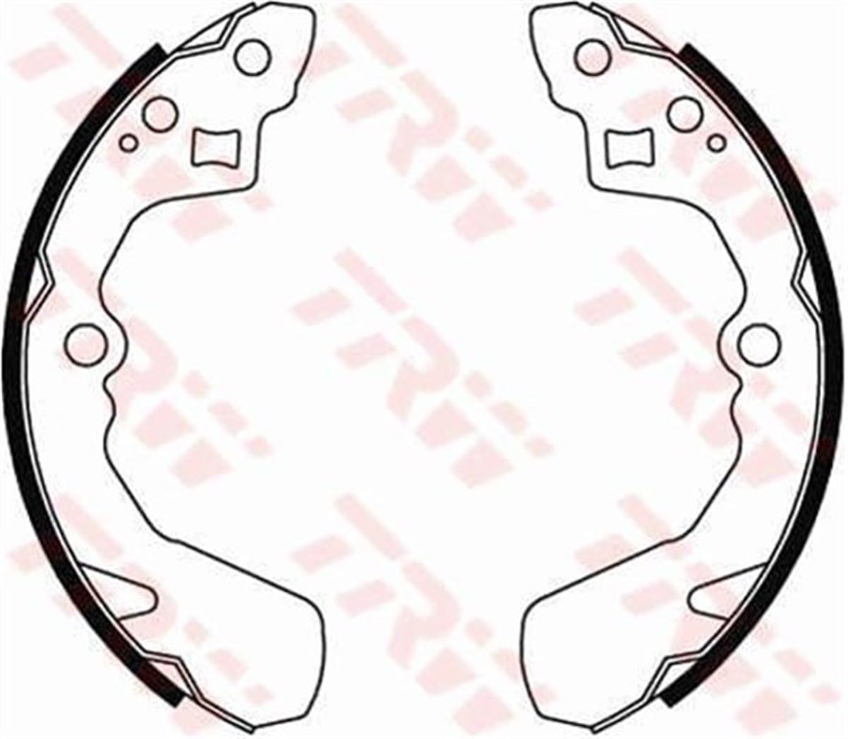YEDEK PARÇAEL FREN PAPUÇ BALATA LAND CRUISER 07 TRW GS8816TRWTRW GS8816