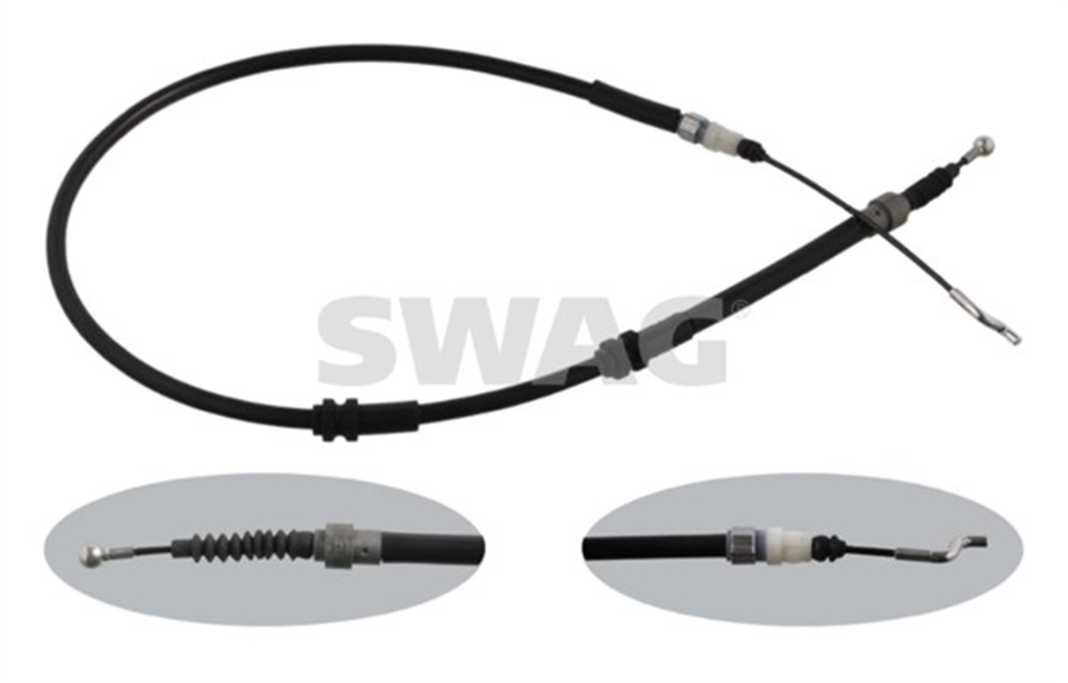 YEDEK PARÇAEL FREN TELİ ARKA TRANSPORTER T5-T6 1303 MM 2004 FEBI 36352 SWAG 30936352SWAGSWAG 30936352