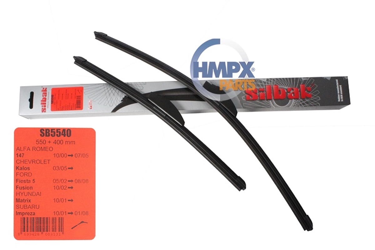 YEDEK PARÇAFIESTA-FUSION  02>12 ÖN SİLECEK SÜPÜRGE TAKIM : MUZ TİPİ (550 MM+400 MM SIL GS6J S17528 AA SB5540PARCAWORLDSIL GS6J S17528 AA