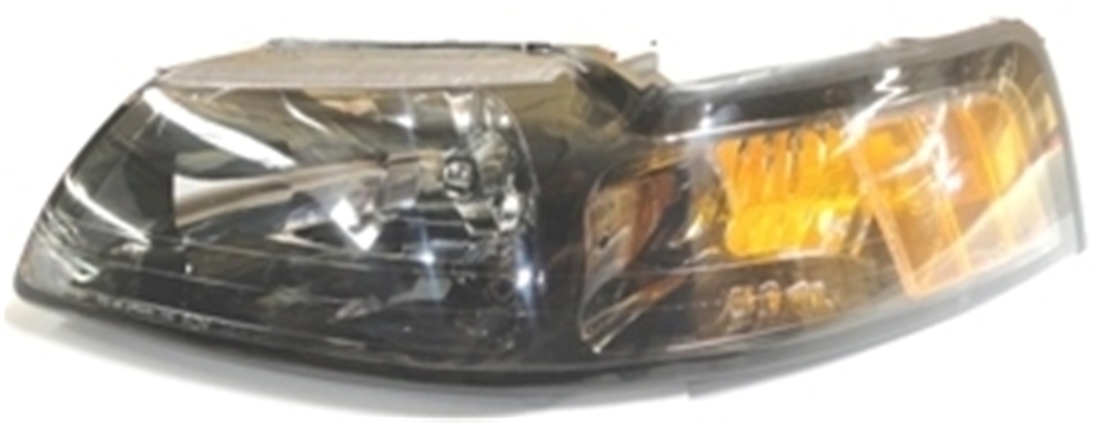 YEDEK PARÇAFord Mustang- 01/04 Far Lambası Sol Manuel (Siyah/Sarı Reflektörlü) 3R3Z13008DaMEYDAN5403-1002