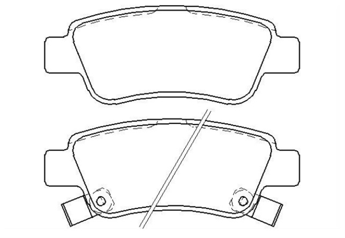 YEDEK PARÇAFREN BALATA ARKA HONDA CRV 07>11 2.0 I-VTEC R20A - 2.2 DIZEL // CRV 12>  R20A 2.0 BENZINLI / CRV 12> 1.6 DIZEL  43022SWWG02 -MGA-55328MGAMGA-55328