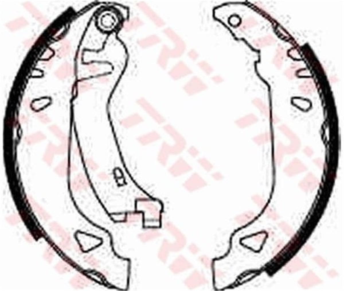 YEDEK PARÇAFREN BALATASI ARKA KAMPANA 5890500 FIAT TEMPRA/TIPO 91- 1.4-1.6 TRW TRW GS8269TRWTRW GS8269