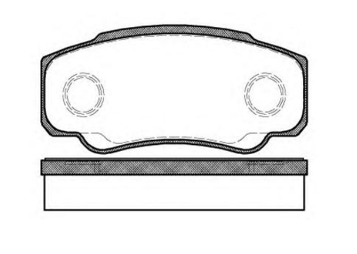 YEDEK PARÇAFREN BALATASI ARKA WVA 23921  FIAT  DUCATO PEUGEOT  BOXER CITROEN JUMPER 02--06  425247 -MGA-55120MGAMGA-55120