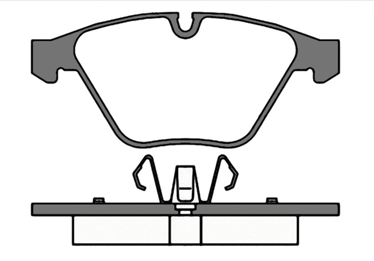 YEDEK PARÇAFREN BALATASI  BMW E90-E91-E92-E93 ON  34116780711 -MGA-56202MGAMGA-56202