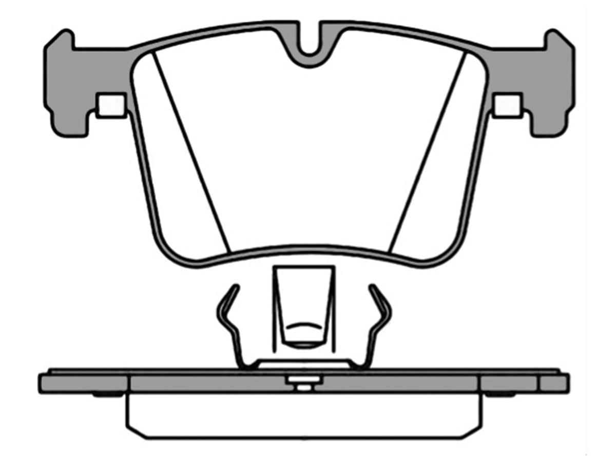 YEDEK PARÇAFREN BALATASI  BMW F20-F25-F30 ON  34106859181 -MGA-56206MGAMGA-56206