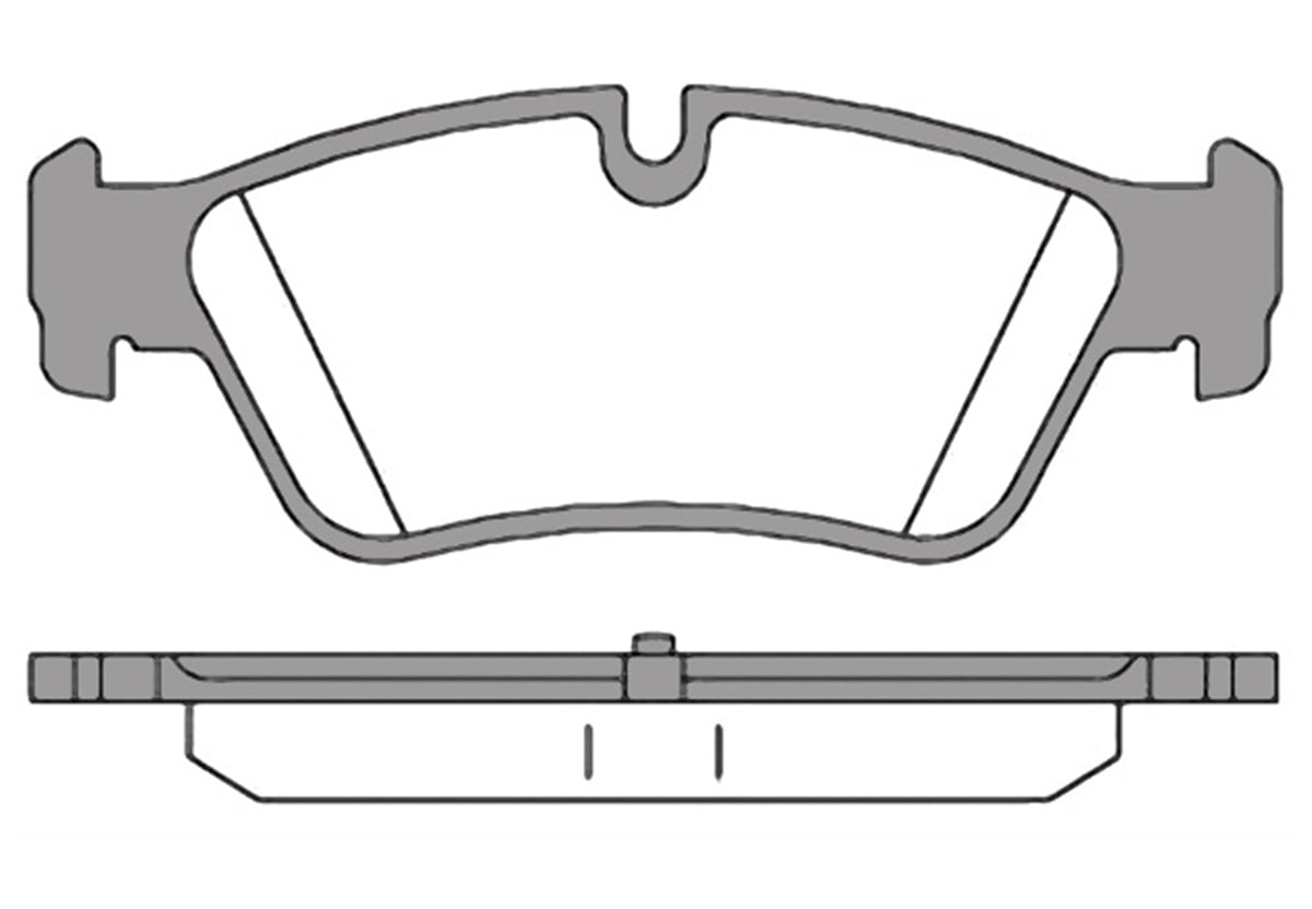 YEDEK PARÇAFREN BALATASI ON  BMW 1SERI 3SERI  E87-E90 ON KULAKLI 04--  34116769951 -MGA-56208MGAMGA-56208