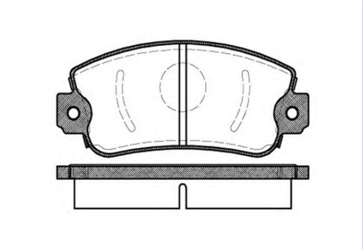 YEDEK PARÇAFREN BALATASI ON-FIAT UNO 60  WVA 20950 20951 20952 71748384 -MGA-55115MGAMGA-55115