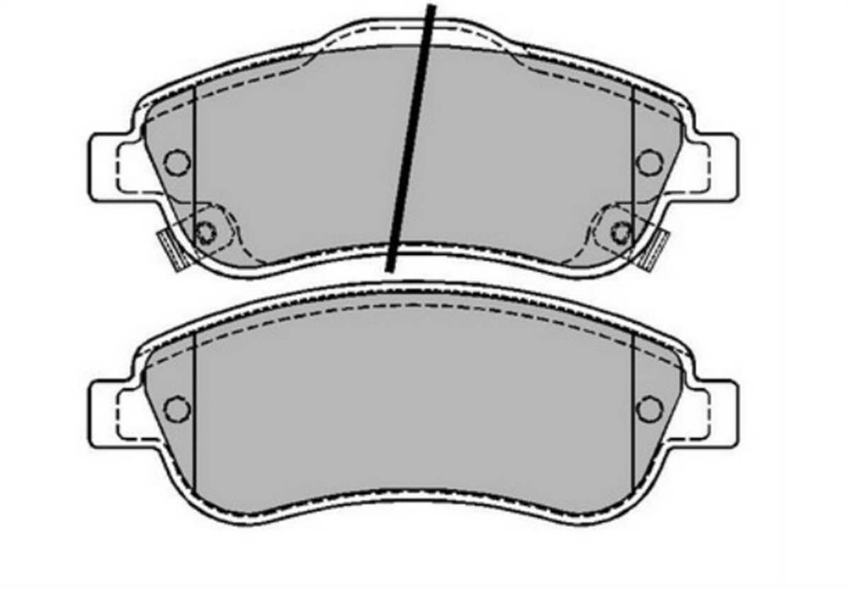 YEDEK PARÇAFREN BALATASI ON-HONDA  CRV III 2007> / HONDA  CRV IV 2007>2012 / HONDA  CRV V 2015> 45022SWWG02 -MGA-55327MGAMGA-55327