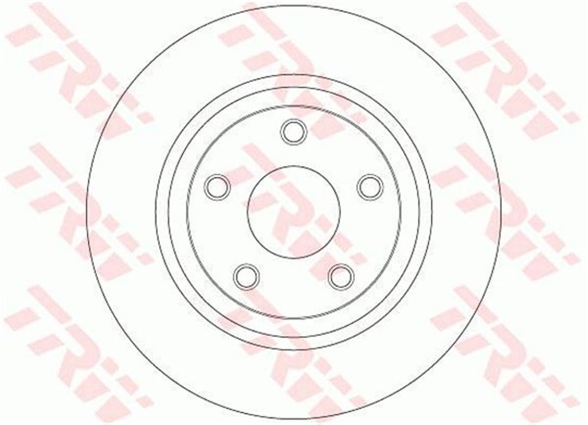 YEDEK PARÇAFREN DİSKİ ARKA GRAND CHEROKEE IV 2010 TRW DF6492TRWTRW DF6492