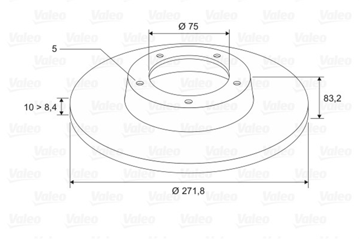 YEDEK PARÇAFREN DİSKİ ARKA X1 BMW Z3 E36 VALEO 197336VALEOVALEO 197336