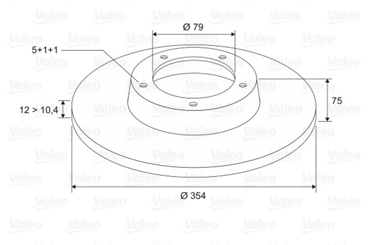 YEDEK PARÇAFREN DİSKİ ARKA X1 LAND ROVER RANGE ROVER 3-2002 2.9 TD6. 3.6 TDV8. 4.2 İ. 4.4 İ VALEO 197017VALEOVALEO 197017