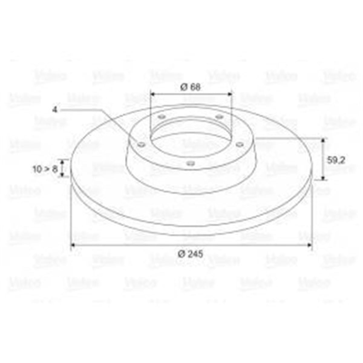 YEDEK PARÇAFREN DİSKİ ARKA X2 AUDI 80 1.6. 1.8. 1.9TD. 1.9TDI. 2.0. 2.3. 2.6. 2.8 86-95 . 100 2.0. 2.1. 2. VALEO 186114VALEOVALEO 186114