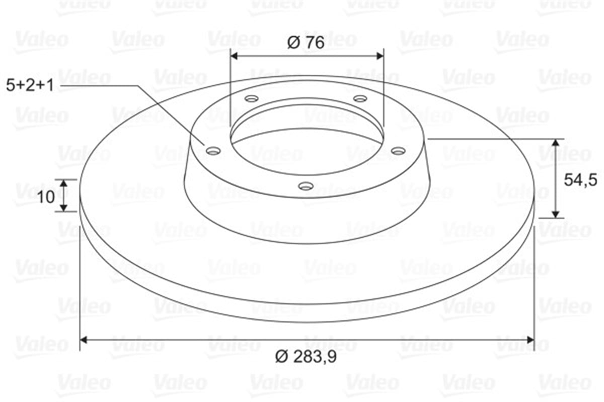 YEDEK PARÇAFREN DİSKİ ARKA X2 HYUNDAI GRANDEUR-SONATA V 05 -SONATA VI 09 VALEO 197693VALEOVALEO 197693