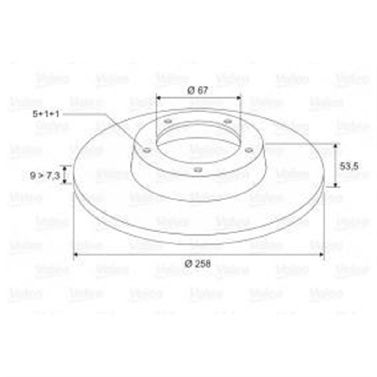 YEDEK PARÇAFREN DİSKİ ARKA X2 MB W201 TÜM MODELLER 89-92 . W124 200E. 220E. 230E. 260E. 280E. 300E. 20 VALEO 186184VALEOVALEO 186184