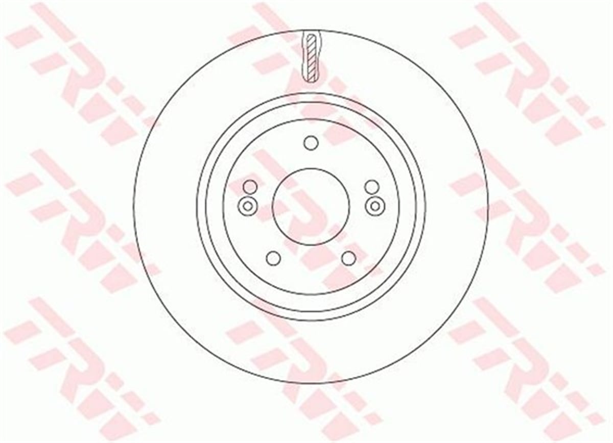 YEDEK PARÇAFREN DİSKİ ÖN HYUNDAI: İ40 VF 2012- İ40 CW VF 2011- İX35 LM-EL-ELH 2014- KIA: OPTIMA 2012- OP TRW DF7592TRWTRW DF7592