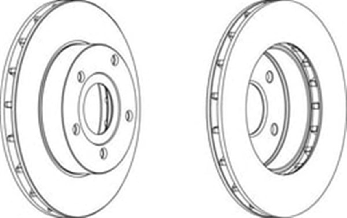 YEDEK PARÇAFREN DİSKİ ÖN X1 CHRYSLER GD CHEROKEE 3.1TD. 4.0İ. 4.7V8 04.99 - VALEO 197238VALEOVALEO 197238