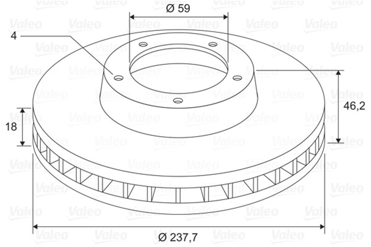 YEDEK PARÇAFREN DİSKİ ÖN X2 NISSAN MICRA 09.00 02.03 VALEO 197700VALEOVALEO 197700