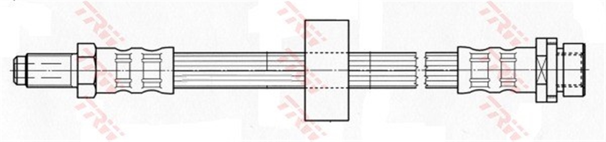 YEDEK PARÇAFREN HORTUMU ARKA 1S71 2282 AE FORD MONDEO 01-07 BM TRW TRW PHB414TRWTRW PHB414