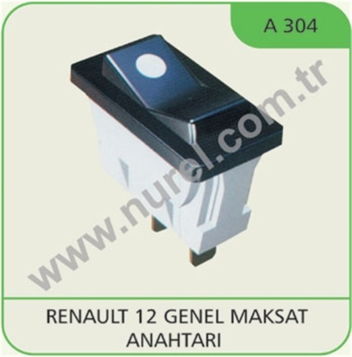 YEDEK PARÇAGENEL MAKSAT ANAHTARI R12 NUREL A304NURELNUREL A304